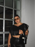 Mini Bag Charol Negro